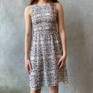 $70 Club Monaco micro floral silk dress